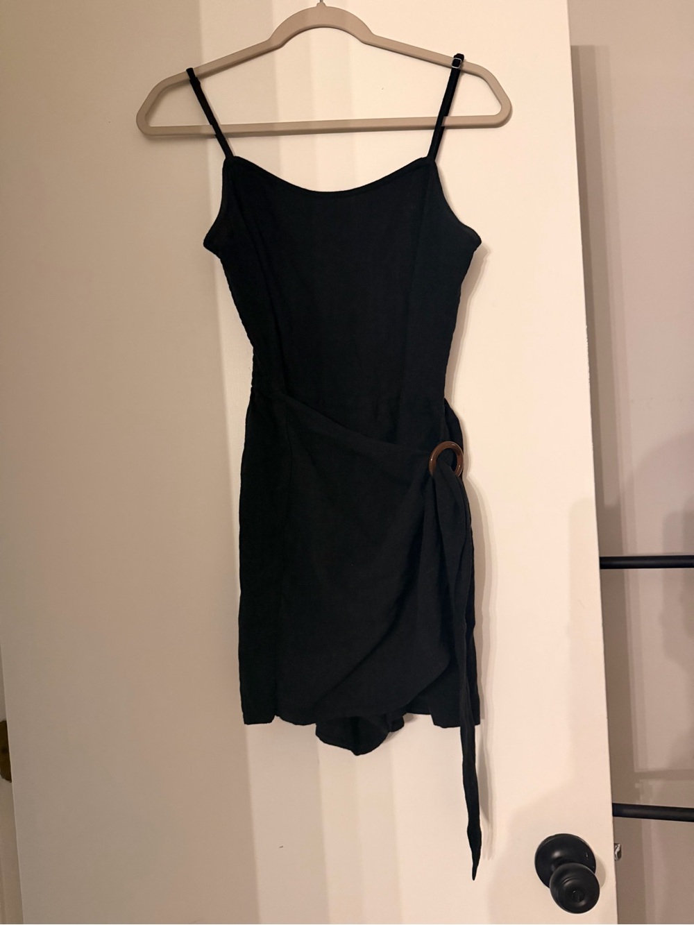 Aeropostale Black Wrap Romper – Size Medium